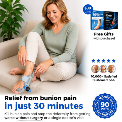 Stridex™- Patented Hinge Corrector for Bunion Pain Relief