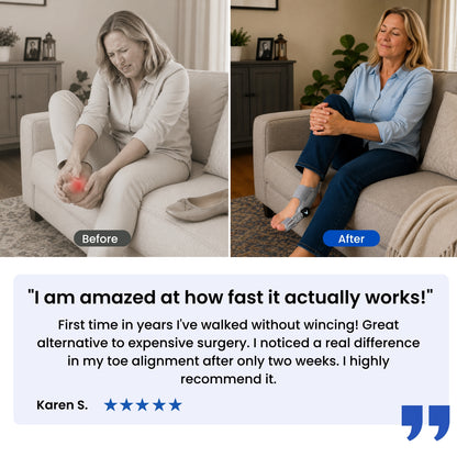 Stridex™- Patented Hinge Corrector for Bunion Pain Relief