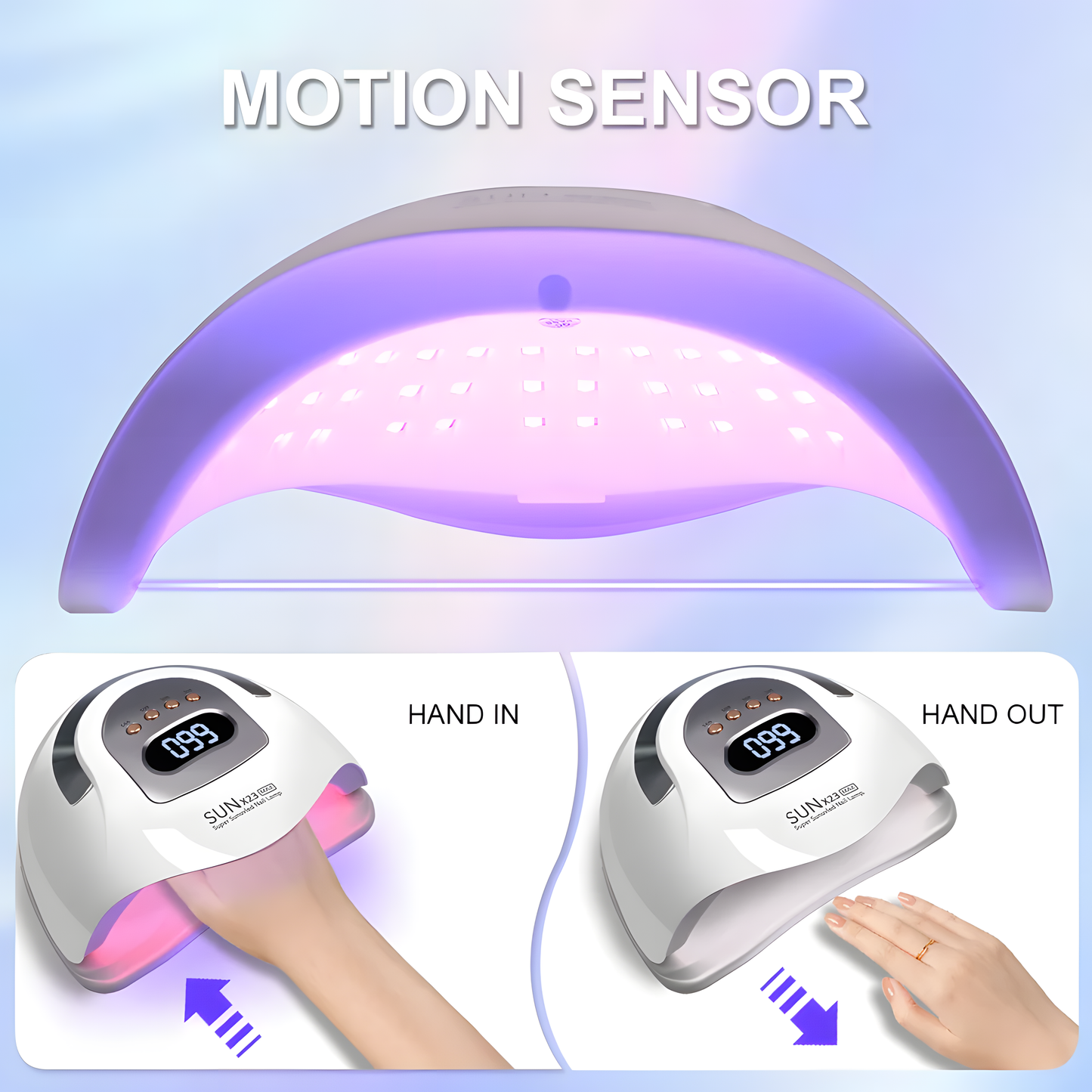 SUN MAX Nail Dryer LED UV Lamp for Nails